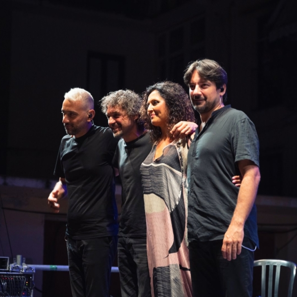 Live con Fiorenza Calogero a Villa Fiorentino, Sorrento. Foto by Annamaria Vinaccia.