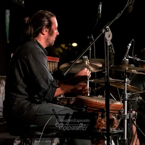 Live con M'Barka Ben Taleb. Foto by Giovanni Esposito.